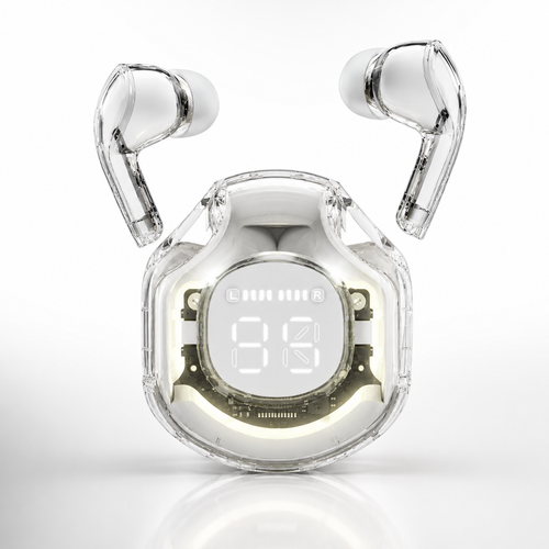 Air 39 Transparent Wireless Earbuds with LED Display